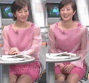 ニュースステーションのアナウンサー・小宮悦子の写真