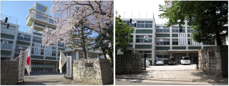 神奈川県横浜市港北区にある中高一貫の男子校、武相高校の写真
