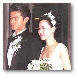 離婚回数が多い芸能人
松田聖子と元夫・波多野浩之（歯科医師） の結婚式の写真