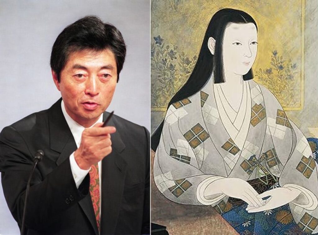 歴史上の偉人が先祖の有名人の画像
細川護熙（元首相・陶芸家） × 細川ガラシャ（戦国一の美女と誉れ高いキリシタン）